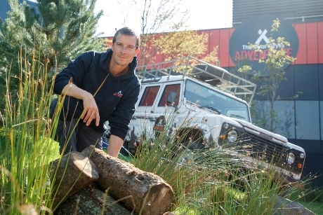 Bear Grylls has opened the new attraction in Birmingham